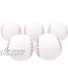 Sunny Days Entertainment Oversized Foam Baseballs for Kids for Hitting or Replacement Balls | Soft Tball for Toddlers 5 Pack White