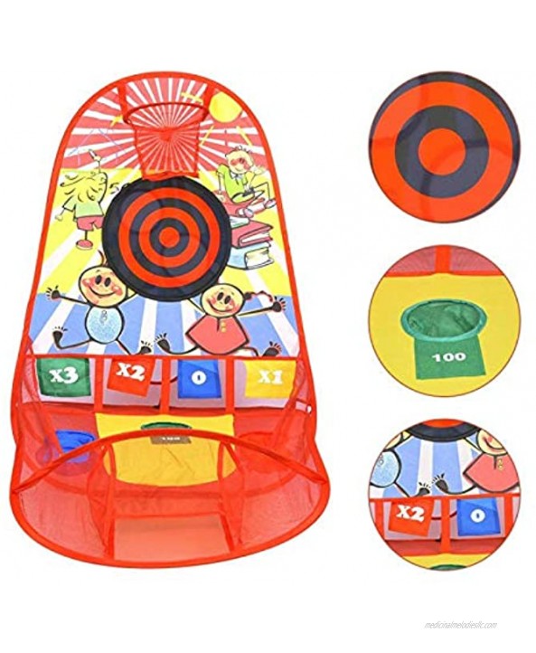 Tomantery with Sticky Ball Multi-Purpose Pitching Toy Funny Pitching Rack Pitching Equipment for Kids