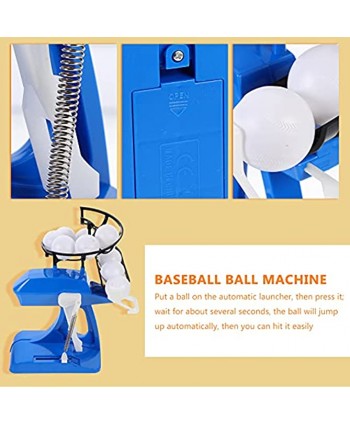 TOYANDONA 1 Set Automatic Pitcher Baseball Pitching Machine Toy Blue Automatic Baseball Toy Kid Parent Interactive Toys for Kid Child Parents