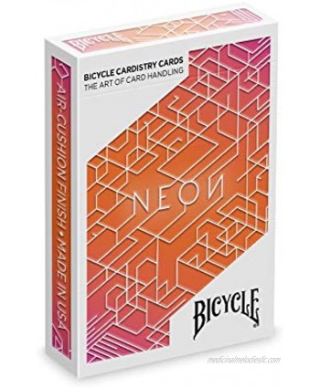 Bicycle Neon Blue Aurora Cardistry Deck Not A Playable Deck