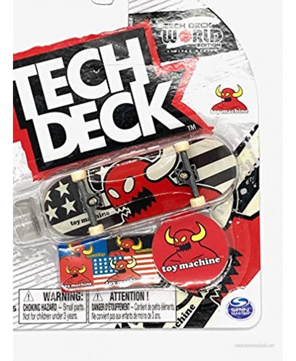 Fingerboard Tech Deck World Edition Limited Series Toy Machine American Monster