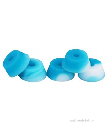 Teak Tuning Bubble Bushings Pro Duro Series in Teal and White Swirl Loose 61A Custom Molded Fingerboard Tuning