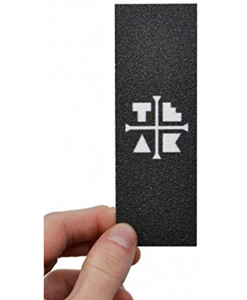 Teak Tuning Premium Graphic Fingerboard Grip Tape Black White Logo Edition 3 Sheets