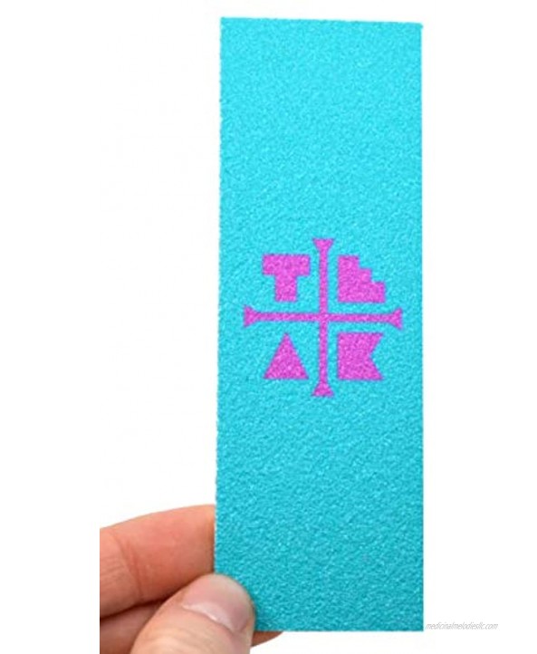 Teak Tuning Premium Graphic Fingerboard Grip Tape Pink Teak Logo Edition 3 Sheets