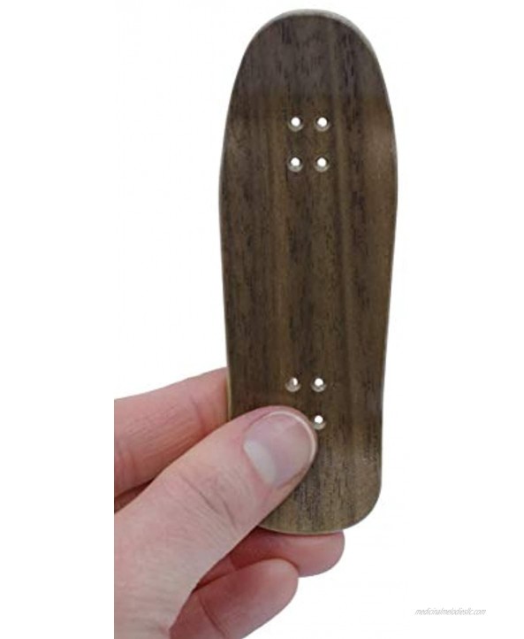 Teak Tuning Wooden Fingerboard Carlsbad Cruiser Deck The Swanson 34mm x 100mm Handmade Pro Shape & Size Five Plies of Wood Veneer Includes Prolific Foam Tape