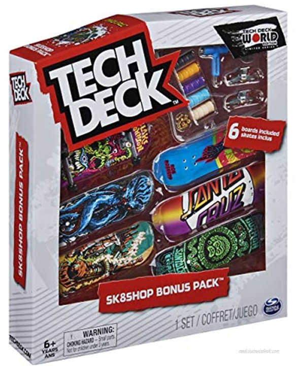 Tech-Deck Sk8shop Bonus Pack World Edition Limited Series 2020 Santa Cruz