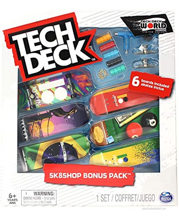 Tech-Deck Sk8shop Bonus Pack World Edition Limited Series Plan B