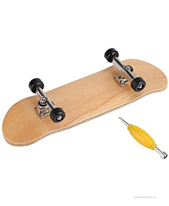 zhuolong Fingerboard Finger Skateboards Maple Wooden+Alloy with Box Reduce Pressure Kids GiftsBalck