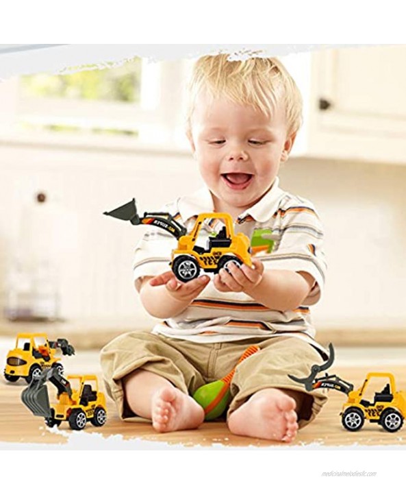 6PCS Pull Back Construction Vehicles Toy Set Toys for Kids Birthday Party Favors Car Party Favors Beach Car Toys 6 PCS