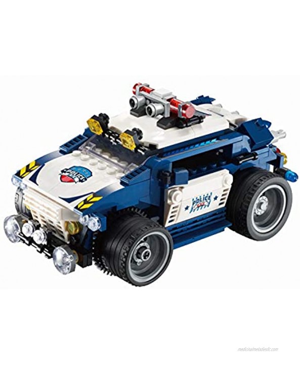Alpha Group Wise Blocks Buildable Remote Control Police Vehicle US389046