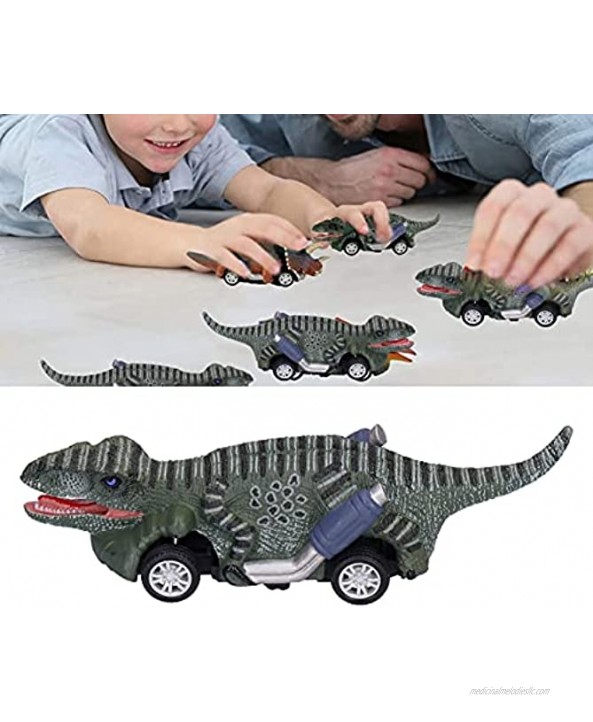 AMONIDA Pull Back Toy Cars Exquisite Reliability Dinosaur Car Toys Sturdy 4.7 X 1.6 X 1.6in for Gift for Dinosaur Party Favors Party DecorationRaptor