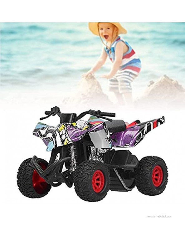 FastUU Motorcycle Model Gift Motorcycle Toy Simple Operate Sound with Pull Back for Playing for KidsGraffiti Color