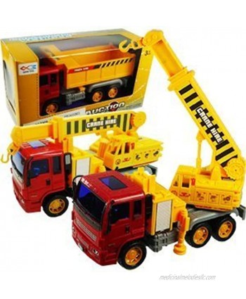 Friction Powered Construction Vehicle Truck Toy for Kids Style May Vary