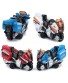 Heave Mini Alloy Police Motorcycle Pull Back Vehicles Mini Car Toys for Boys Kids Christmas Birthday Party Supplies Random Color