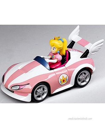 Mario Pull & Speed Peach Wild Wing Wii Mario Kart Pullback Car