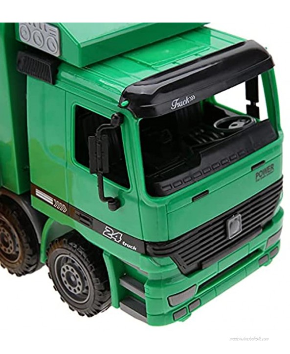 Mothinessto Non-Toxic Sanitation Toy Interactive Garbage Truck Model Educational for Parent-Child Interaction for Early Childhood Education