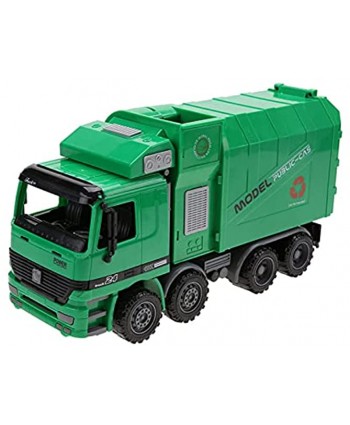 Mothinessto Sanitation Toy Interactive Garbage Truck Model Garbage Truck Shaped for Early Childhood Education for Parent-Child Interaction