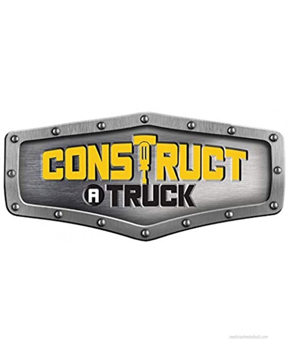 MUKIKIM Construct A Truck Dump. Take it Apart & Put it Back Together + Friction Powered2-Toys-in-1! Awesome Award Winning Toy That Encourages Creativity! …