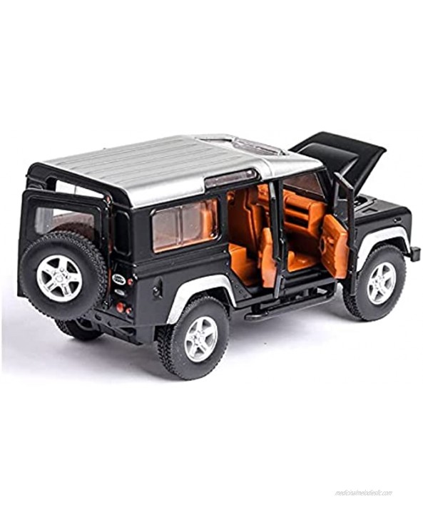 Original Factory 1 32 for Guardian Alloy Car Model Off-Road Vehicle Boy Toy Sound and Light Pull Back 6 Door Gift Decoration Color : 1