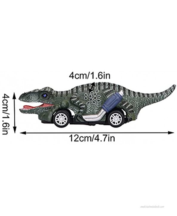 Pinsofy Dinosaurs Pull Back Car Toy Interactiv Pull Back Toy Cars with Pull Back Function for Birthday Gift for Party DecorationRaptor