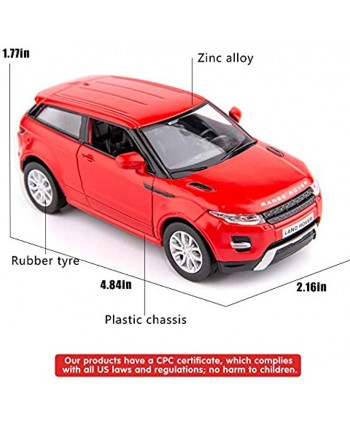 TGRCM-CZ 1 36 Scale Aurora Casting Car Model Zinc Alloy Toy Car for Kids Pull Back Vehicles Toy Car for Toddlers Kids Boys Girls Gift Red