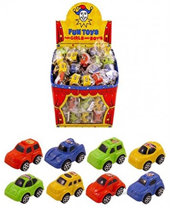 The Home Fusion Company Children Kids Pull Back Mini Race Cars Party Bag Pinata Filler Loot Toy
