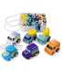 U B 6 Pieces of Mini Pull Back Cars Children’s Toy car Simulation Model car Children’s Birthday Gift Toy Set car Plastic Toy Suitable for Baby Gifts Early Education Reward Gifts Colourful