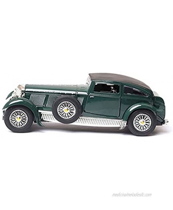 WJSM Toys 1 32 Classic Car Vintage Car Model Simulation Toy Car Model Alloy Pull Back Children Toys Collection Gift Color : Green