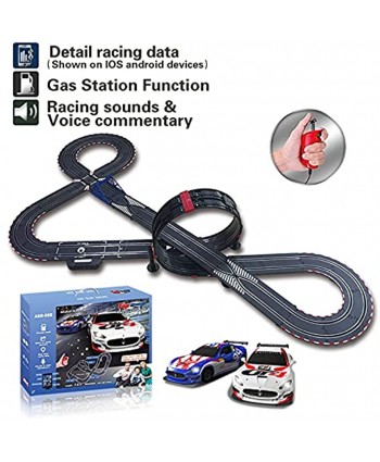 AGM MASTECH Slot car Set No.ASR-05 1:43 Scale with Replacement Updated Control Box Track