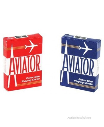 Aviator Plastic Playing Cards Single Pack