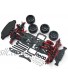 Hobbypower 1 10 Alloy Carbon Drift Car Chassis Frame Body Kit for Sakura D4 RWD -Red