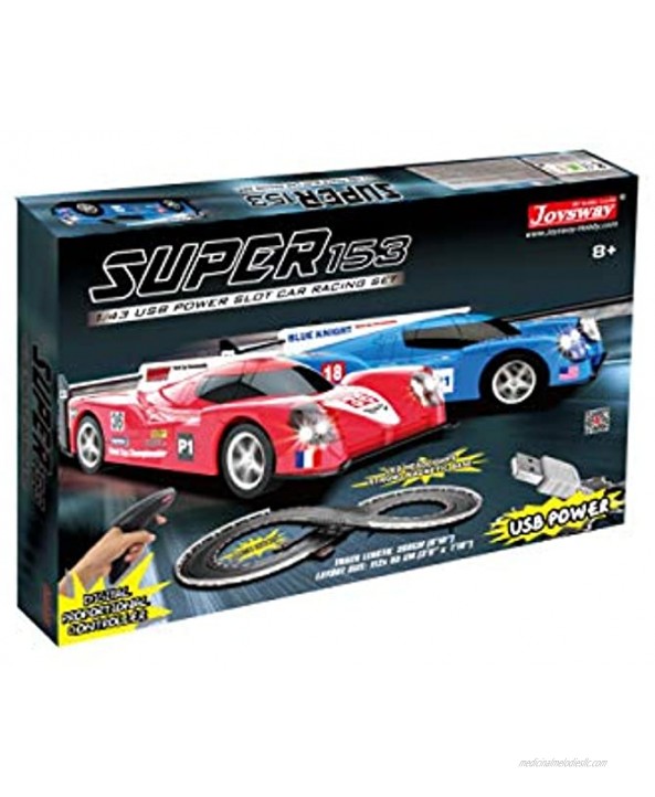 Joysway Super 153 USB Power Slot Car Racing Set