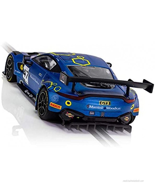 Scalextric Aston Martin GT3 2019 TF Sport British GT 1:32 Slot Race Car C4076