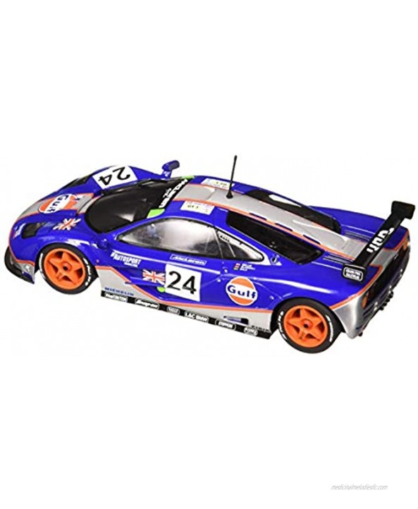 Scalextric McLaren F1 GTR Gulf Edition Le Mans 1995 1:32 Slot Race Car C3969 Blue White & Orange