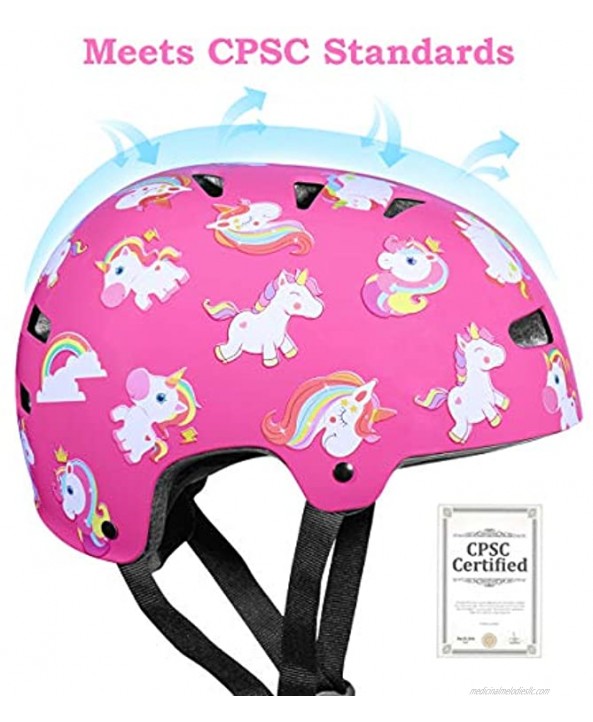 CLISPEED 1pc Kids Bike Helmet Toddler Helmet Sport Head Protector Guard Helmet for Boys Girls Skating Scooter Cycling Riding Extreme Activities