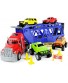 Boley 5-in-1 Big Rig Hauler Truck Carrier Toy Complete Trailer with Construction Toys and Accessories Great Toy for Boys Girls who Love Cars and Trucks!