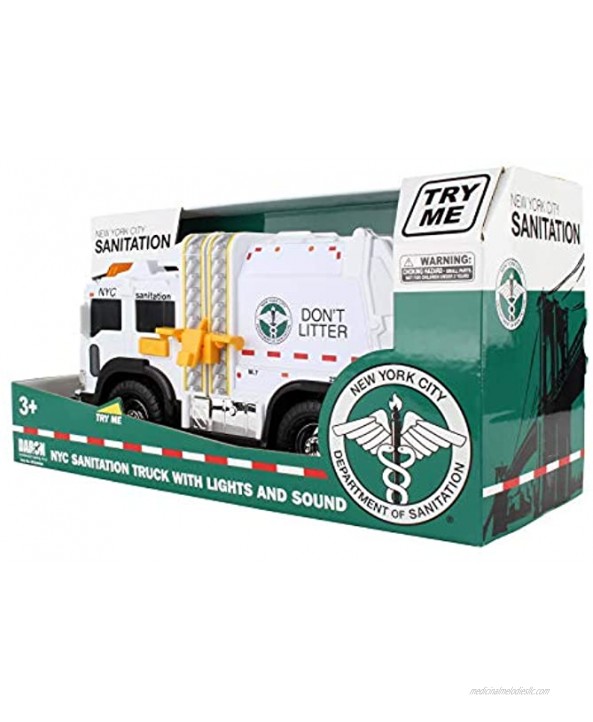 Daron NYC Sanitation Truck with Lights & Sounds 2019 New