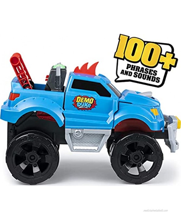 Demo Duke Crashing and Transforming Vehicle with Over 100 Sounds and Phrases for Kids Aged 4 and Up
