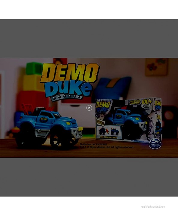 Demo Duke Crashing and Transforming Vehicle with Over 100 Sounds and Phrases for Kids Aged 4 and Up