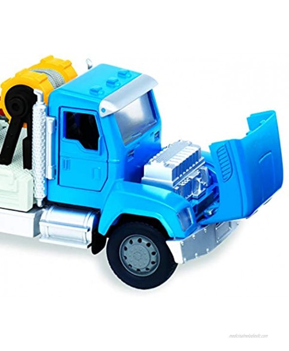 DRIVEN by Battat – Micro Tow Truck – Toy Tow Truck with Toy Car for Kids Aged 4 Years and Up 2pc