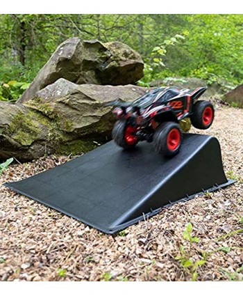 HearthSong Garage Multi-Use Curved Ramp for Use with Remote Control Vehicles Measures 22½"L x 16"W x 6"H