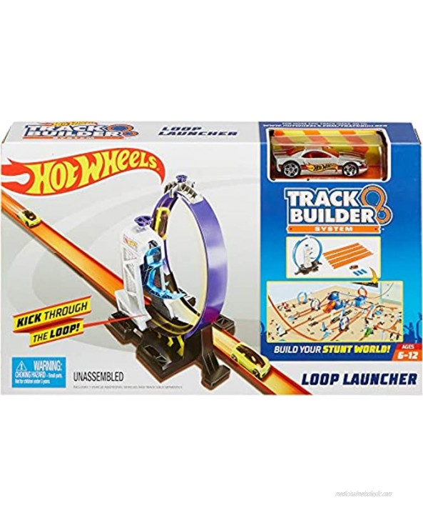 Hot Wheels Track Builder Loop Launcher Playset