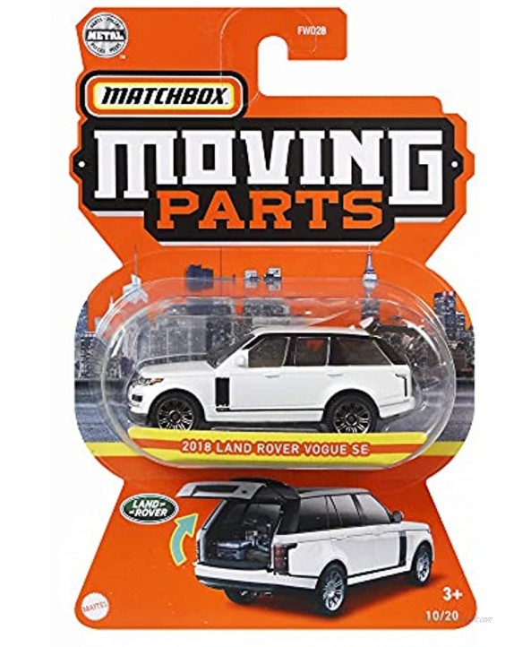Matchbox 2018 Land Rovers Vogue SE [White] 10 20 Moving Parts 2021