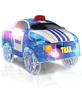 Mindscope Twister Tracks Neon Glow in The Dark Add On Emergency Car Series Set of 2 Police Car and Fire Truck