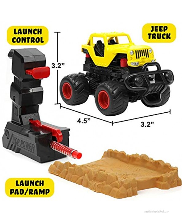 Monster Truck Launcher Toy Car Launcher Toys for 5 Year Old Boys