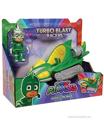 PJ Masks Turbo Blast Vehicles Gekko-Mobile & Gekko Figure by Just Play