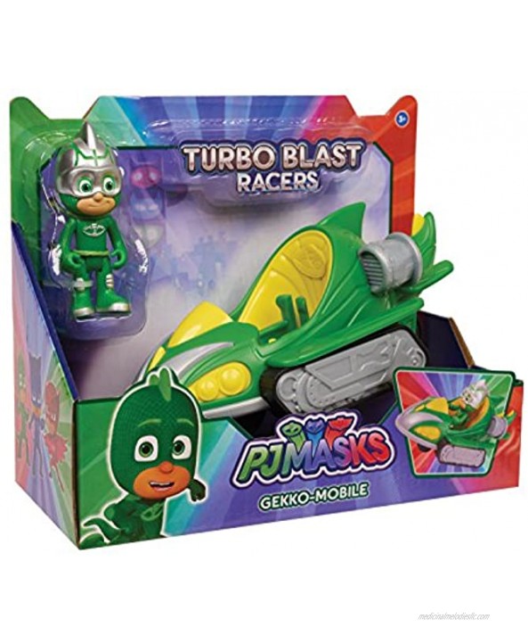 PJ Masks Turbo Blast Vehicles Gekko-Mobile & Gekko Figure by Just Play