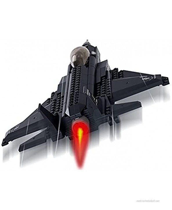 Sluban Military Blocks Army Bricks Toy F-35 Lighting II Fighter Jet