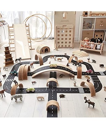 waytoplay King of The Road Flexible Toy Road Set 40 pcs. The Original Made in Europe.