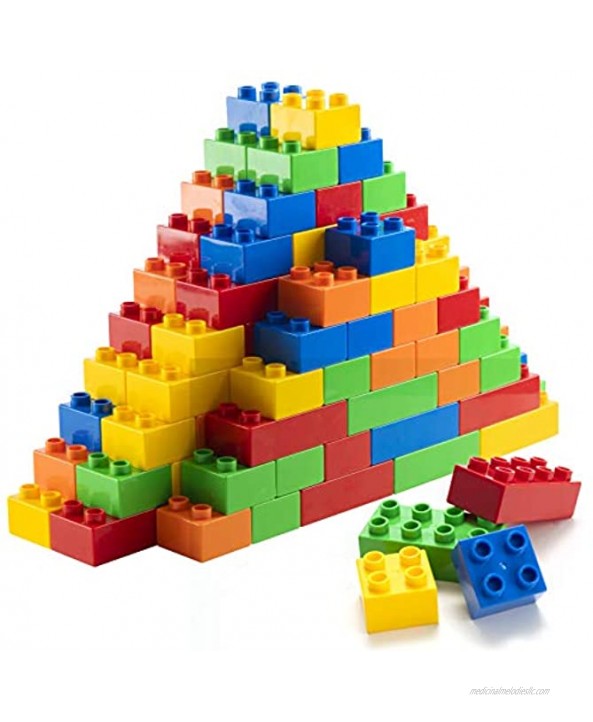 300 Piece Classic Big Building Blocks STEM Toy Bricks Set Compatible with All Major Brands Bulk Bricks Set for All Ages